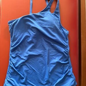 La Blanca Island Goddess One Shoulder Keyhole Tankini